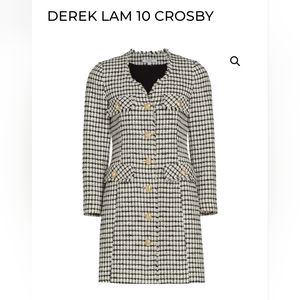 Derek Lam 10 Crosby Tweed Jacket Dress Size 20 NWT